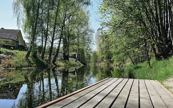 Jetty of city jetty Mittenwalde, Foto: Sandra Fonarob, Lizenz: Tourismusverband Dahme-Seenland e.V.