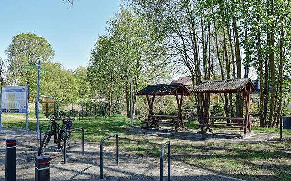 Rest area at city jetty Mittenwalde, Foto: Sandra Fonarob, Lizenz: Tourismusverband Dahme-Seenland e.V.