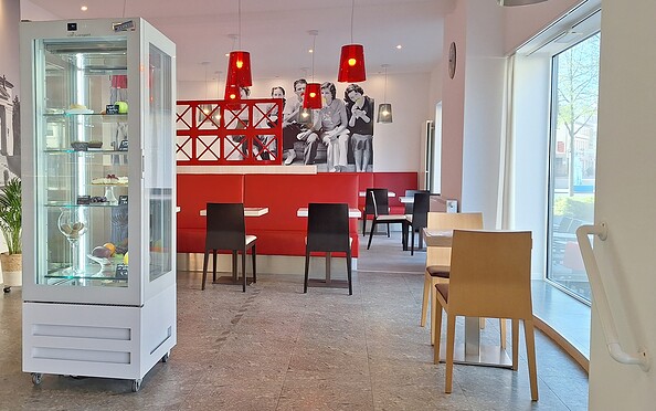 Interior Eis Cafe Italia, Foto: Beate Kroll, Lizenz: Touristinformation Senftenberg