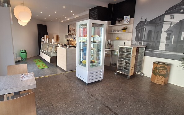 Interior Eis Cafe Italia, Foto: Beate Kroll, Lizenz: Touristinformation Senftenberg