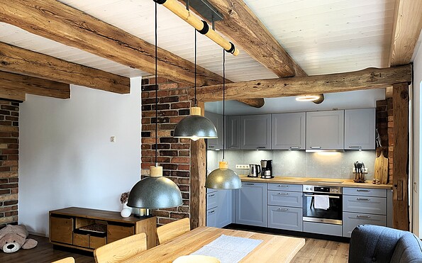 White Nest - Kitchen area, Foto: Ulrike Haselbauer, Lizenz: Tourismusverband Lausitzer Seenland e.V.