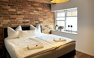 Blaues Nest - Schlafzimmer, Foto: Ulrike Haselbauer, Lizenz: Tourismusverband Lausitzer Seenland e.V.