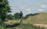 Urlaub mit Rad und Hund, Foto: C. Weisser, Lizenz: Landhaus Alte Schmiede