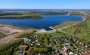 Hafen Sedlitzer Bucht aus der Vogelperspektive, Foto: Steffen Rasche, Lizenz: LMBV