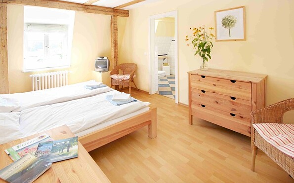 Doppelzimmer, Foto: Nina Peter, Lizenz: Gutshaus Petkus GmbH