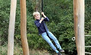 Seilbahn auf dem Spielplatz, Foto: Schwarz, Lizenz: Gutshaus Petkus GmbH