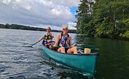 Als Kanuguide begleite ich Touren: Klassenfahrten, Urlaubstouren und Bildungszeit., Foto: Laura Grabach-Witte