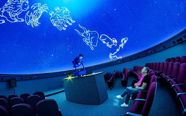 In der Kuppel des Cottbuser Planetariums, Foto: Andreas Franke, Lizenz: CMT Cottbus