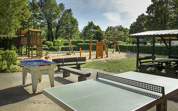 KCP Lübben, Spielplatz, Kicker, Tischtennis, Foto: Günther Drescher, Lizenz: Helmut KNAUS KG Campingparks