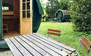 KCP Lübben, Mietunterkunft Campingfässer, Foto: Helmut KNAUS KG Campingparks, Lizenz: Helmut KNAUS KG Campingparks