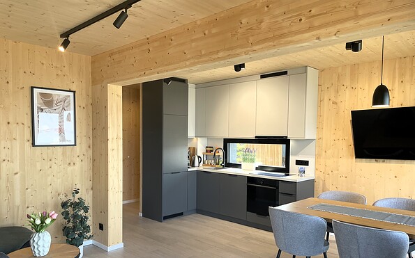 Haus Sonnenwasser - Küche und Wohnbereich, Foto: Ulrike Haselbauer