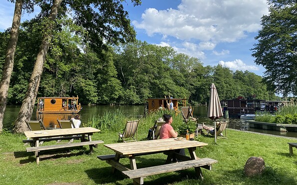 Garten River Café, Foto: K. Schwedt, Lizenz: TreibGuT GbR