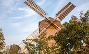 Windmühlenflügel der Petukuser Friedensmühle, Foto: Jedrzej Marzecki, Lizenz: Tourismusverband Fläming e.V.
