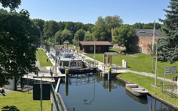 Schleuse Wendisch Rietz, Foto: Jennifer Ehm, Lizenz: Seenland Oder Spree