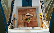 Campingboot Entenkoje, Foto: Jonathan Schoeppe