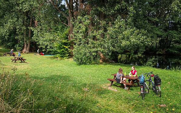 Rastplatz in Trebatsch, Foto: Florian Läufer, Lizenz: Tourismusverband Seenland Oder-Spree