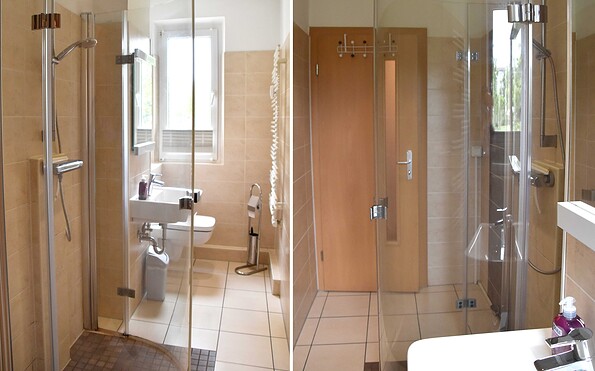 Bad mit Dusche, Foto: Kerstin Geilich, Lizenz: MuT Guben