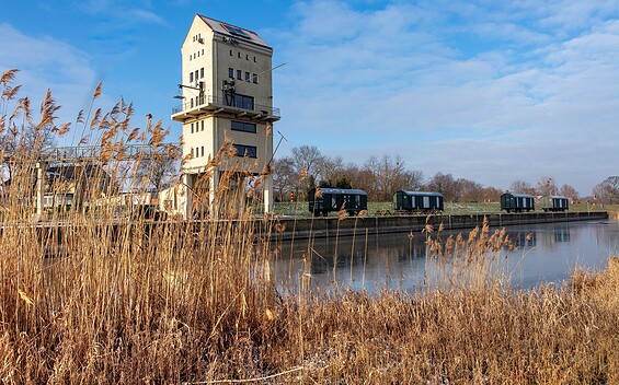 outside view of the Verladeturm, Foto: Steffen Lehmann, Lizenz: TMB-Fotoarchiv