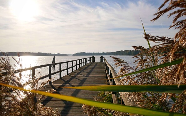 Jetty at Lake Storkow, Foto: Angelika Laslo, Lizenz: Seenland Oder-Spree