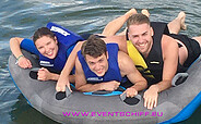 Sportlicher Badespaß auf dem Wannsee, Foto: Günther Winkler, D-12161 Berlin, Lizenz: Günther Winkler, D-12161 Berlin
