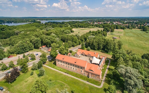 Burg Storkow - Luftaufnahme, Foto: Jenny Jürgens