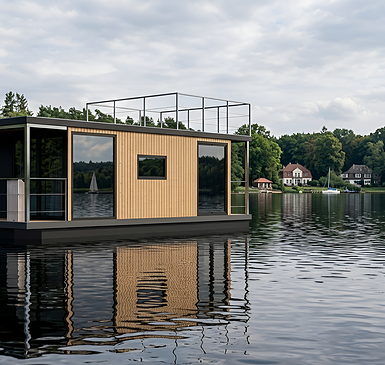 leise los Hausboote