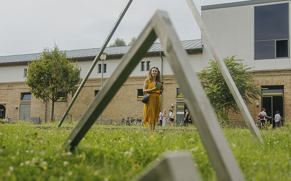 Kunst am Fluss, Foto: Julia Nimke, Lizenz: PMSG