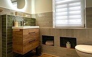 Ferienwohnung Merle - Badezimmer, Foto: Ulrike Haselbauer, Lizenz: Tourismusverband Lausitzer Seenland e.V.