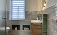 Ferienwohnung Refugium - Badezimmer, Foto: Ulrike Haselbauer, Lizenz: Tourismusverband Lausitzer Seenland e.V.