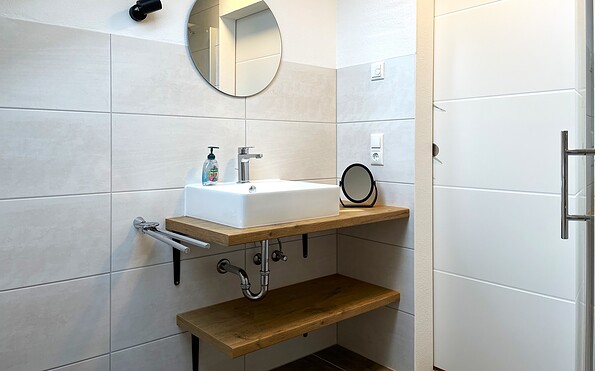 Badezimmer, Foto: Ulrike Haselbauer, Lizenz: Tourismusverband Lausitzer Seenland e.V.