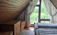 Schlafzimmer, Foto: Karin Komann, Lizenz: Ferienhaus Spreewaldidylle