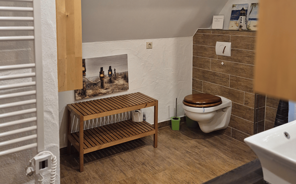 Bad DU/WC, Foto: Karin Komann, Lizenz: Ferienhaus Spreewaldidylle
