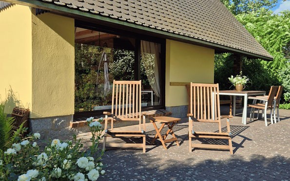 Terasse , Foto: Karin Komann, Lizenz: Ferienhaus Spreewaldidylle
