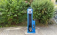 Radreparatursäule in Ferch, Potsdamer Platz, Foto: Kultur- und Tourismusamt Schwielowsee
