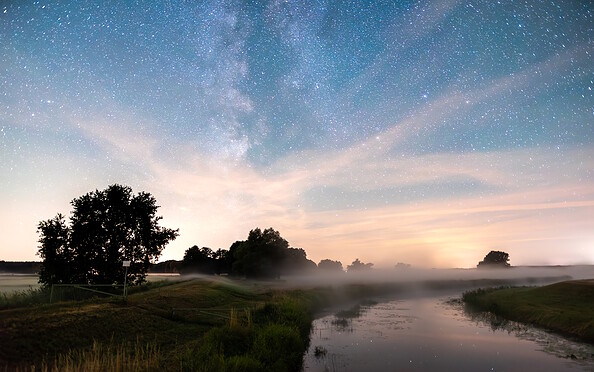 The Milky Way above the Westhavelland Nature and Star Park, Foto: Tom Radziwill, Lizenz: TMB
