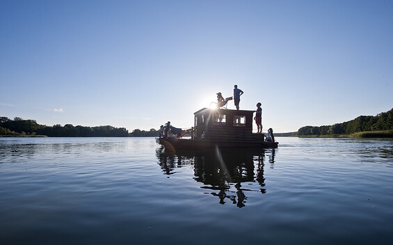 Raft tour on Großer Wentowsee, Foto: Yorck Maecke, Lizenz: TMB
