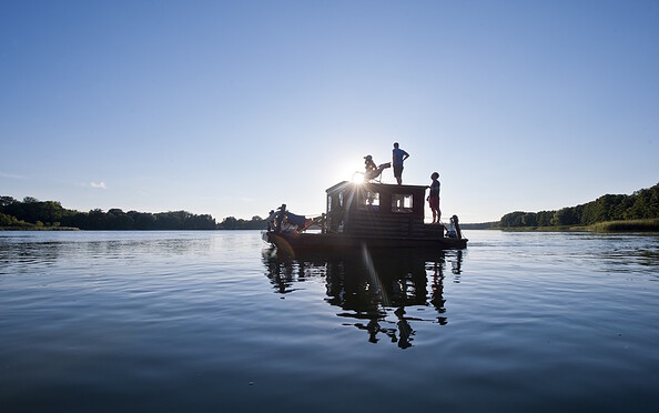 Raft tour on Großer Wentowsee, Foto: Yorck Maecke, Lizenz: TMB