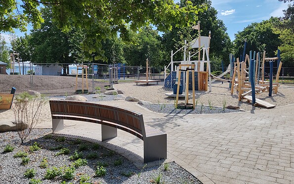 Spielplatz Seestrand Niemtsch, Foto: Dana Kersten, Lizenz: Dana Kersten