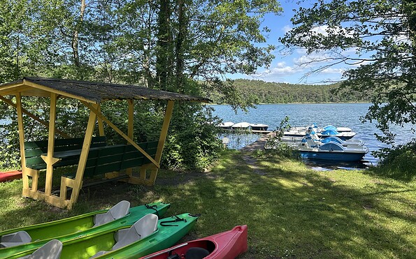 Wassersportverleih am Springsee, Foto: Jennifer Ehm, Lizenz: Seenland Oder Spree