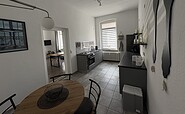 Küche, Essbereich, Foto: Ferienwohnung Gubener Neißeglück 23, Lizenz: Ferienwohnung Gubener Neißeglück 23