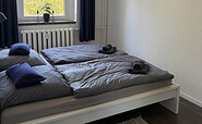 Schlafzimmer 3, Doppelbett, Foto: Ferienwohnung Gubener Neißeglück 23, Lizenz: Ferienwohnung Gubener Neißeglück 23