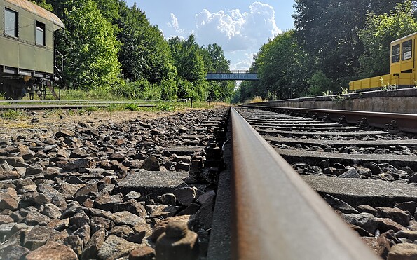 Gleis Draisine Le Bourget Rehagen, Foto: Uwe Seibt, Lizenz: IHK