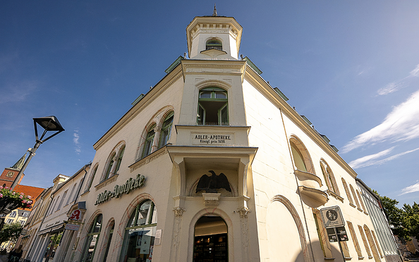 Adler-Apotheke Bernau, Foto: Michél Schmidt, Lizenz: BeSt Bernauer Stadtmarketing GmbH