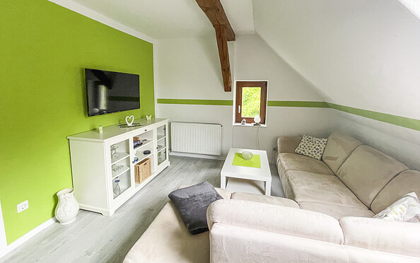 Ferienwohnung 2, Wohnzimmer, Foto: Jens Kohlschmidt, Lizenz: Jens Kohlschmidt