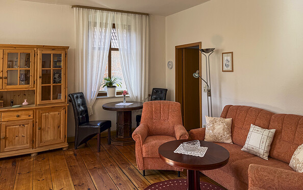 Ferienwohnung 1, Wohnzimmer, Foto: Jens Kohlschmidt, Lizenz: Jens Kohlschmidt