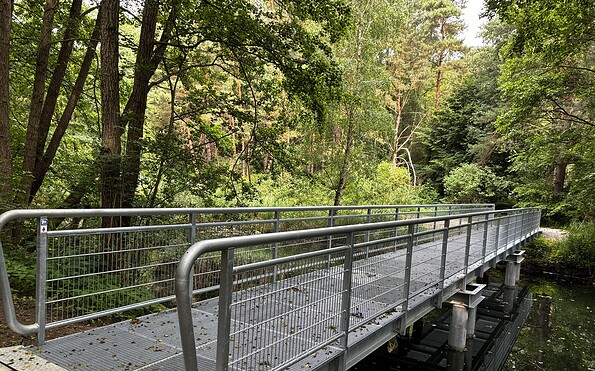 New bridge on the Stechlin, near the nuclear power station, Foto: Jörg Bartz, Lizenz: Brandenburgische Seenplatte GmbH
