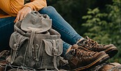 Wanderpause auf dem Paul-Gerhardt-Weg, Foto: Lena Tschuikow, Lizenz: Tourismusverband Spreewald