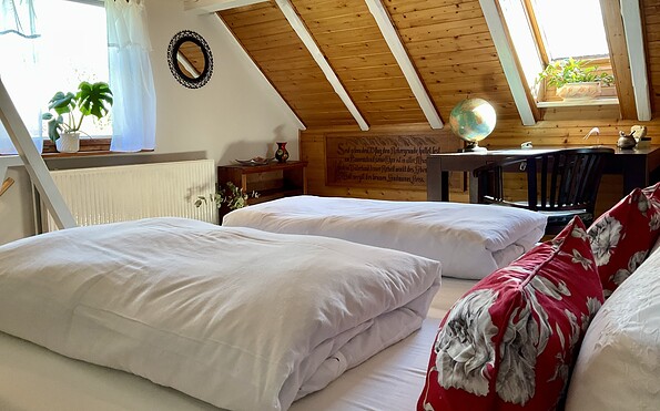 Ferienhaus Schönberg, Schlafzimmer, Foto: Ursula Schmohl, Lizenz: Ursula Schmohl