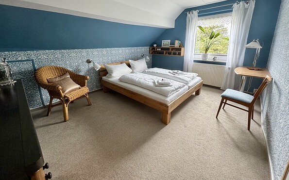 Ferienhaus Schönberg, Schlafzimmer, Foto: Ursula Schmohl, Lizenz: Ursula Schmohl