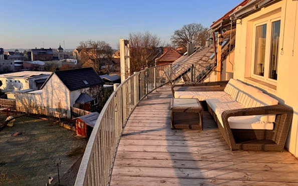 Terrasse, Foto: M. Witter, Lizenz: Wirtschaftsfördergesellschaft Prignitz mbH